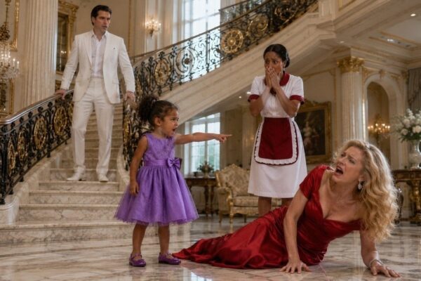 “Don’t Touch My Mommy Again!” the Maid’s Toddler Shouted at the Billionaire’s Fiancée — Everyone