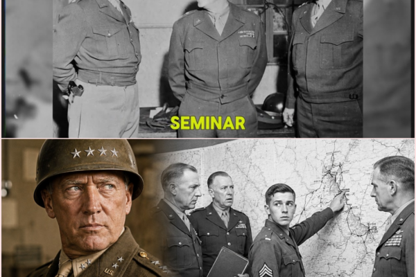 A Corporal Told Patton His Map Was Wrong in Front of the Whole Staff — The Next Day He Was Sergeant 