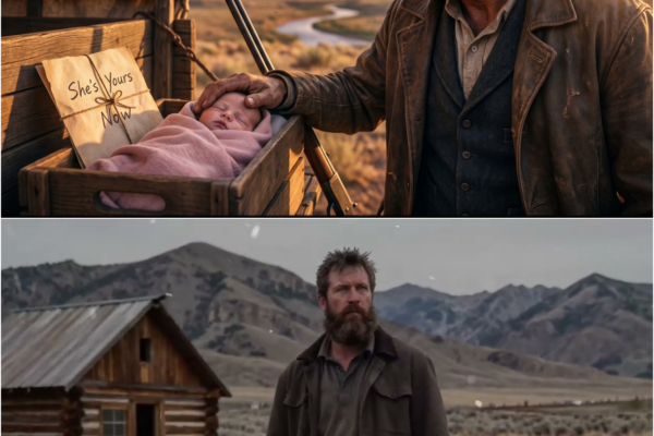 Lone Cowboy Found a Baby in a Wagon With a Note That Said “She’s Yours Now” — He Never Looked Back
