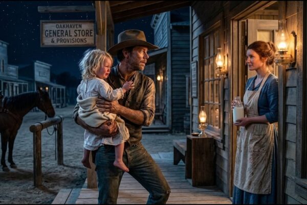 At Midnight, the Cowboy’s Baby Cried for Milk—Only One Shop Was Still Open