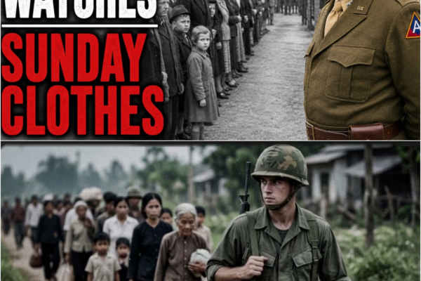 Why Patton Ordered the Entire Village to Attend the Opening of the Camp — and Stood There Watching