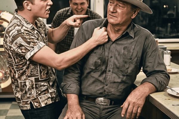 Teen Bullies Cornered an Elderly Man in a Diner — He Was John Wayne D