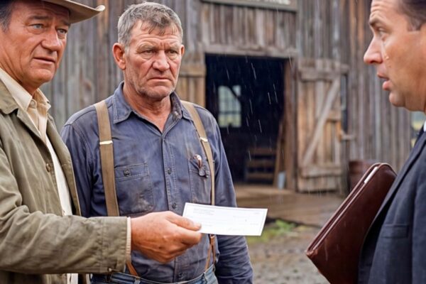 The Bank Came for a War Veteran’s Mill — John Wayne Stopped to Buy Lumber and Wrote a Secret Check D