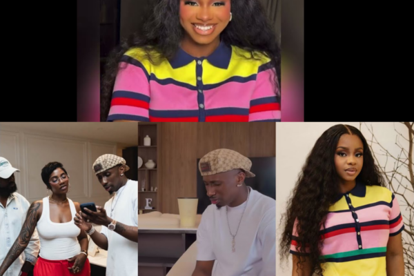 Juma Jux Sparks Major Buzz With Surprise Linkup At Tiwa Savage’s Lagos Mansion T