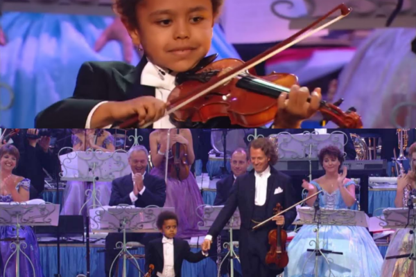 Little Prodigy Akim Captivates Millions Alongside André Rieu in Breathtaking Performance of Dance of the Fairies