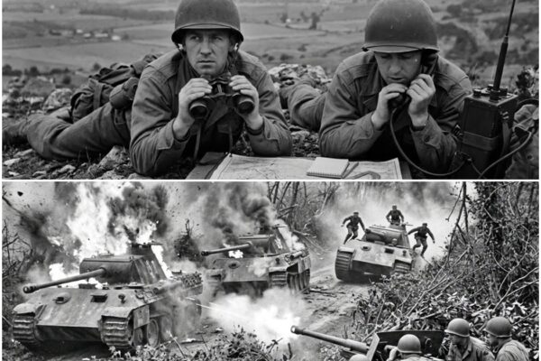 How a Hidden American 57mm Gun Crew Ripped 3 Panthers Apart at the Hedgerows in 65 Seconds D