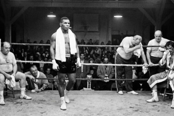 Mike Tyson entered as the youngest fighter — minutes later, he was the only one still standing