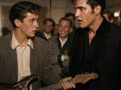 They Mocked the Unknown Guitarist in Elvis’ Dressing Room — Until Elvis Asked Him to Play ….