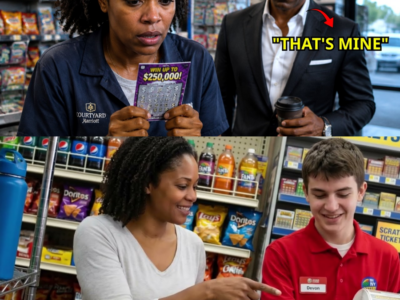 Single Mom Spent Her Last $1 On A Scratch Ticket. The Billionaire Behind Her Said “That’s Mine.”