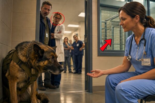 A Nurse Was Asked to Visit a Retired K9 Shelter Until She Found Terrified K9 Hiding in a Corner