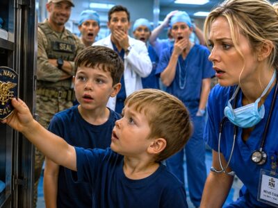 “Your Badge Is Just Like Daddy’s”, SEAL Sniper’s Youngest Son Told the Charge Nurse — Everyone Froze
