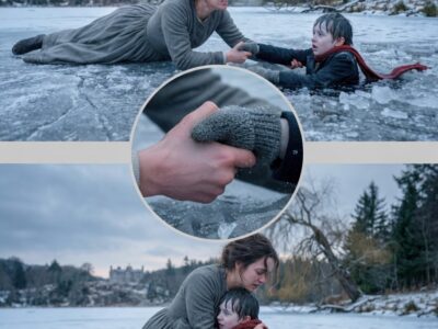 SHE PULLED THE BOY FROM THE FROZEN LAKE—UNAWARE HIS FATHER WAS THE DUKE SHE ONCE MOCKED