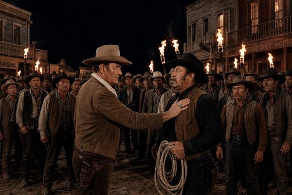 A Mob Dragged an Innocent Man Toward the Rope in 1960 — Then John Wayne Stood in the Jailhouse Door