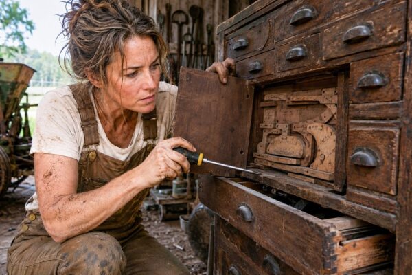 She Bought Her Father’s Tool Chest Back for $12 — Then One Drawer Refused to Open