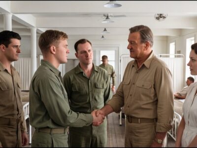 John Wayne Saw a Soldier Crying in a Navy Hospital Bed,What Happened Next Changed Everything