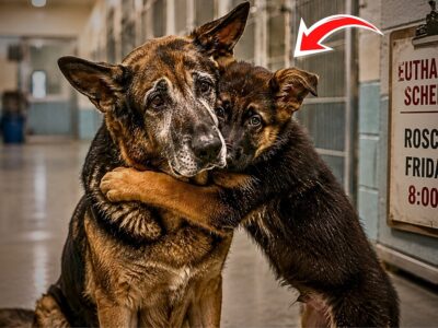 They Thought It Was Their Last Hug Before Euthanasia — What an Officer Did Next Shocked Everyone!