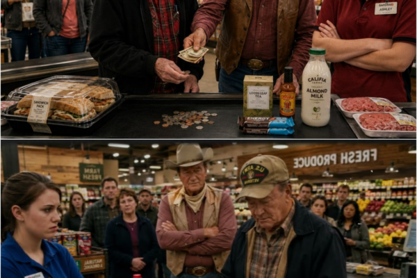 Veteran Counted Coins for BREAD — What John Wayne did Next STUNNED Entire Store