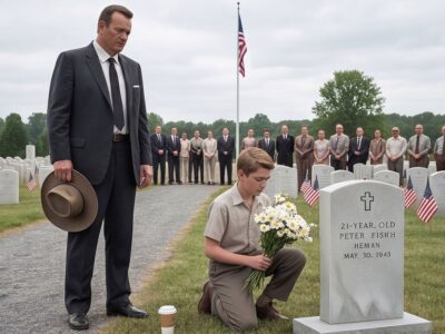 John Wayne Saw a Boy Bring Flowers to an Empty Grave — Then He Stood Beside Him
