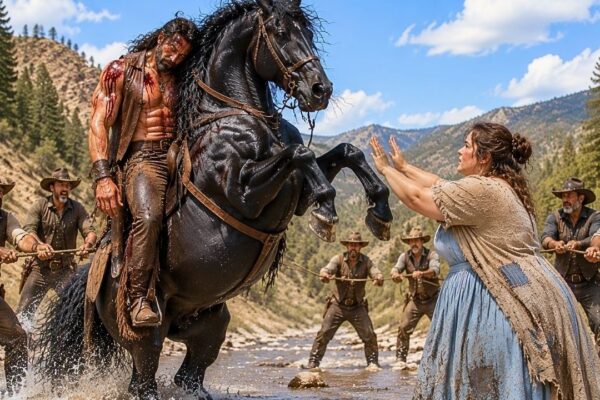 They Couldn’t Reach the Injured Rancher—Then His Wild Stallion Chose an Obese Woman to Save