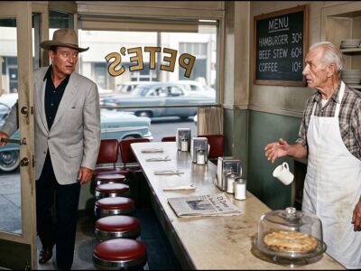 John Wayne Discovered His Old Diner Cook Still Working at 71, His Next Move Stunned Everyone