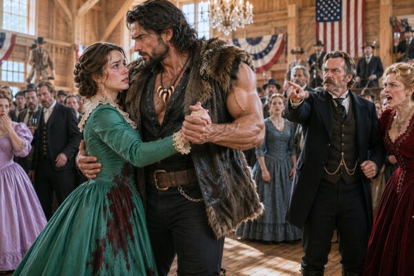 Poor Ranch Girl Wore Her Dead Mother’s Dress to the Dance — Then the Richest Mountain Man Stood Up