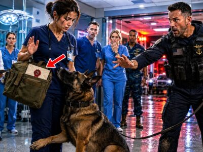 Don’t Touch Him—The SEAL Smirked—K9 Ran Straight To The Quiet Nurse And Would Not Leave Her Side