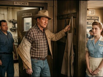 John Wayne Had Empty Pockets When A Nursing Student Lost Her Job, 1958 — Then He Grabbed An Apron