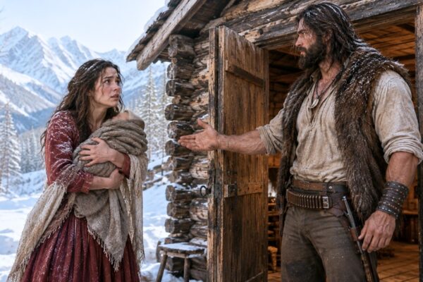 A Widow Walked 20 Miles Carrying Her Sick Baby — The Mountain Man Opened His Door and Froze