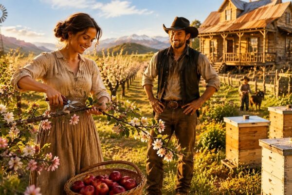 He Hired Her to Keep His House — She Turned His Dead Orchard Into the Finest Ground in the Valley