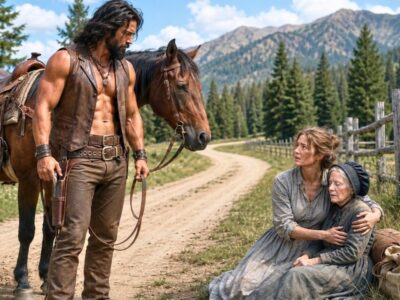 “We Have Nowhere Else to Go,” She Whispered — The Mountain Cowboy Gave Her and Her Mother a Chance