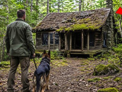 Nobody Bid on the Mountain Cabin—A Navy SEAL Paid $10, Then His Dog Found a Hidden Basement