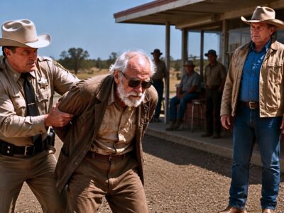 John Wayne Watched a Sheriff Arrest a Blind Veteran for Begging Outside a Texas Diner — Seconds…