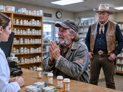 John Wayne Saw a Homeless Veteran Begging for MEDICINE — Then he Did Something No One Expected!