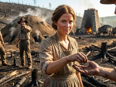 For $8 She Bought the Charred Hillside — By Spring, Every Blacksmith Bid for Her Charcoal