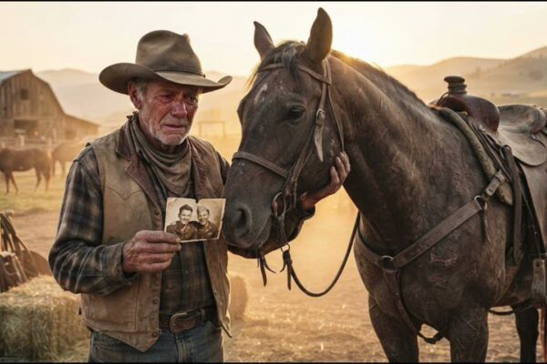 They Laughed at the Old Cowboy Until the War Horse Bowed His Head Before Him