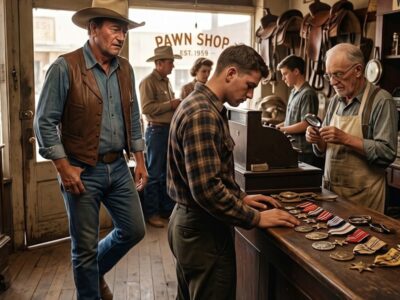 John Wayne Saw a Young Marine Selling His Medals at a Pawn Shop — What He Did Afterwards D