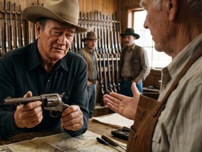 He Told John Wayne ‘That Rusty Gun Is Worth $15’ — Then Wayne Showed Him What Was Really There D