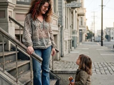 Every Morning Janis Joplin Said Good Morning to the Little Girl on the Steps. D