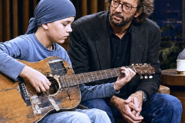 Eric Clapton Was Moved to Tears When A Dying Boy Played ‘Tears in Heaven’ on a Broken Guitar! D