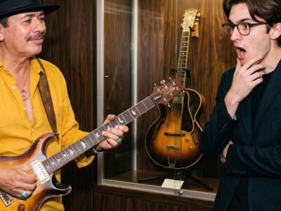 Young Collector Told Carlos Santana ‘These Are Antiques, Old Man’ — Then He Played One Note D