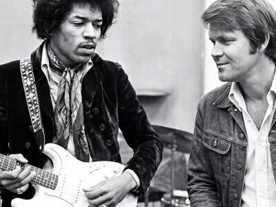 Glen Campbell Called Jimi Hendrix’s Playing ‘Not Real Music’ — What Jimi Did Silenced the Room D