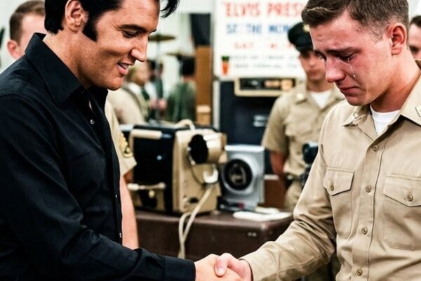 Elvis Saw a Young Soldier Shaking Before the Show—What He Whispered Changed the Man’s Entire Life D