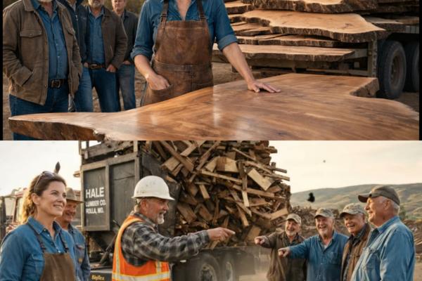 The Lumber Yard Dumped Oak on Her Land—She Quietly Built a Six-Figure Dining Table Business From It