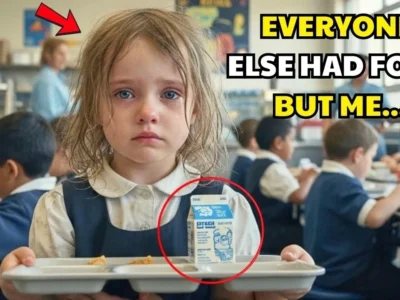 A BILLIONAIRE VISITS HIS OLD SCHOOL AND FINDS A POOR GIRL WITH AN EMPTY LUNCH TRAY —TRUTH SHOCKS HIM