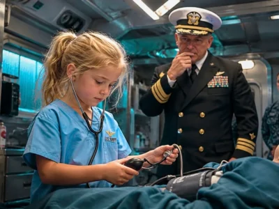 “Mom’s Sick…So I Came,” Said the Nurse’s 6-Year-Old Daughter — The Admiral Was Stunned