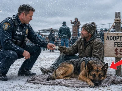 A Cop Paid $5 for an Old German Shepherd — His K9’s Reaction Changed Everything