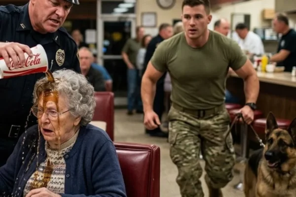 He Poured Soda on the Old Lady — A Navy SEAL and His Dog Were Watching