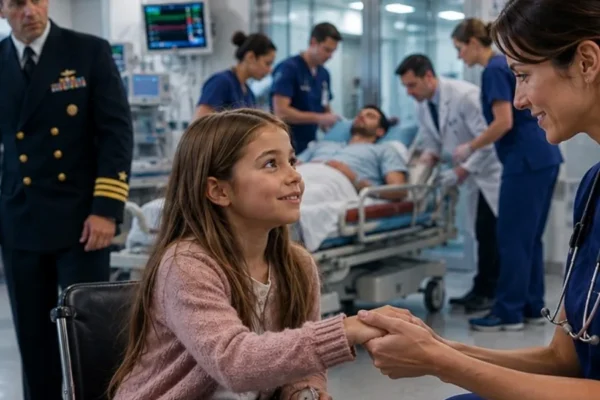 The Wounded SEAL’s Daughter Recognized the Quiet Nurse — Then She Asked Her for One Thing