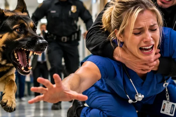 The Nurse was attacked and humiliated from behind — until K9 arrived and everything changed