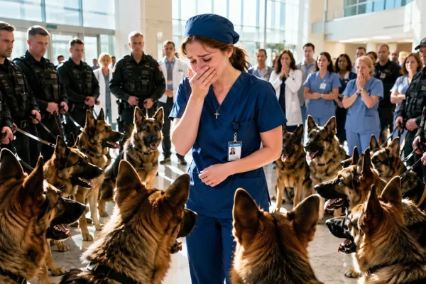 They Mocked the Nurse for Her Stutter—Then 12 Federal K9s Ignored Every Command to Reach Her
